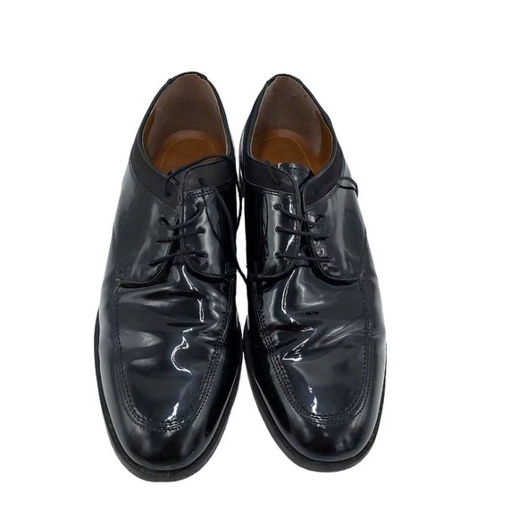 Stacy Adams Mens Tuxedo or Dancing Shoes Patent Leather Fortuna Size 12 Medium - Picture 1 of 12